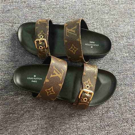 ladies louis vuitton sandals|louis vuitton flat sandals women.